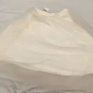 Charlotte Russe off white skirt